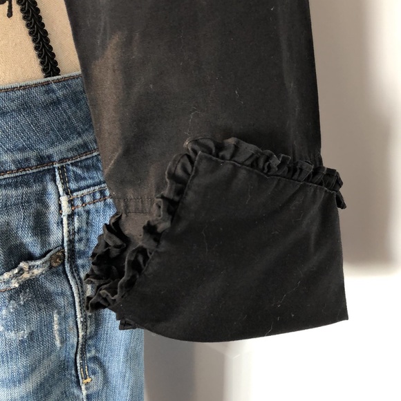 SzM crisp black button down - Picture 8 of 12